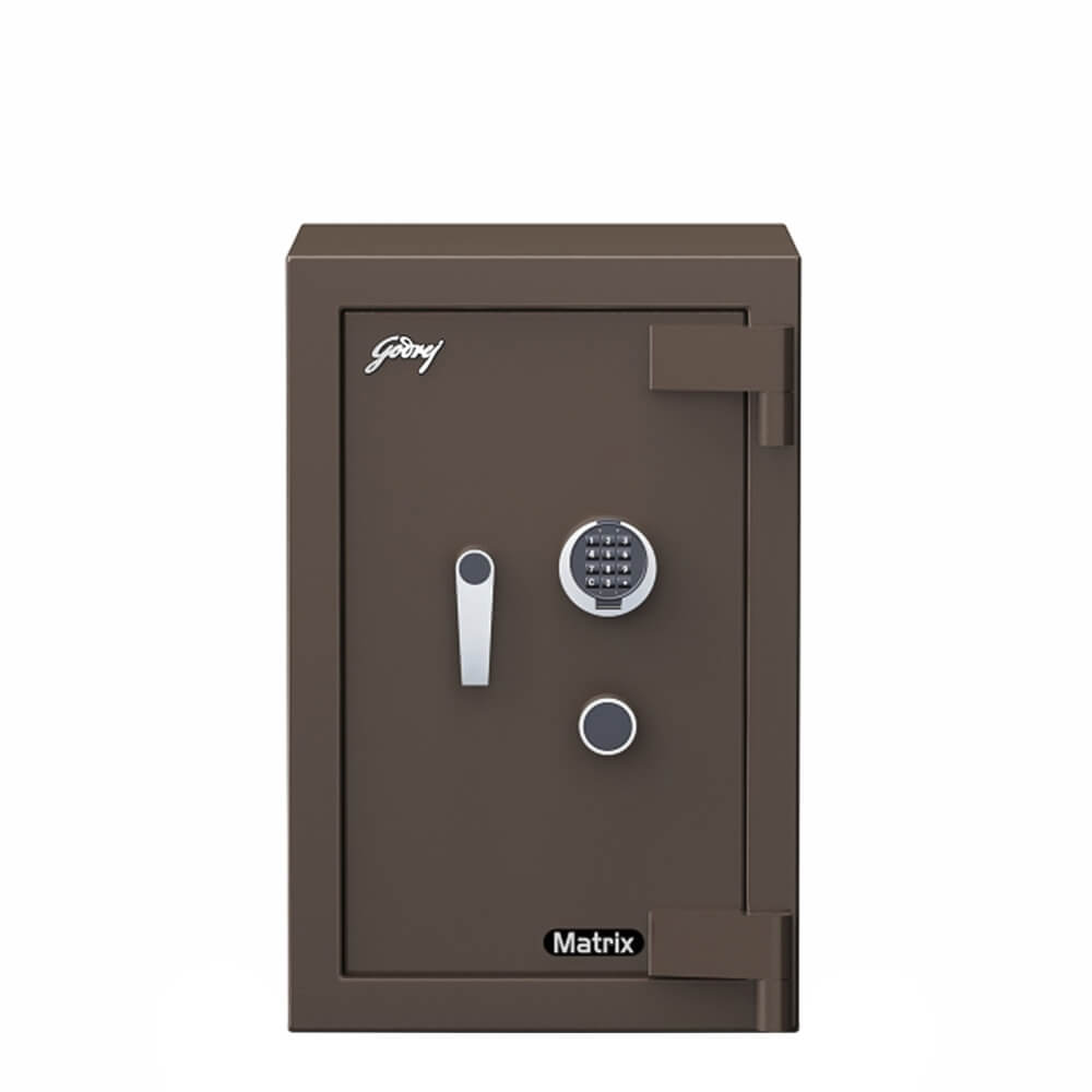 Godrej Digital with Key Lock Burglar Resistant Safe